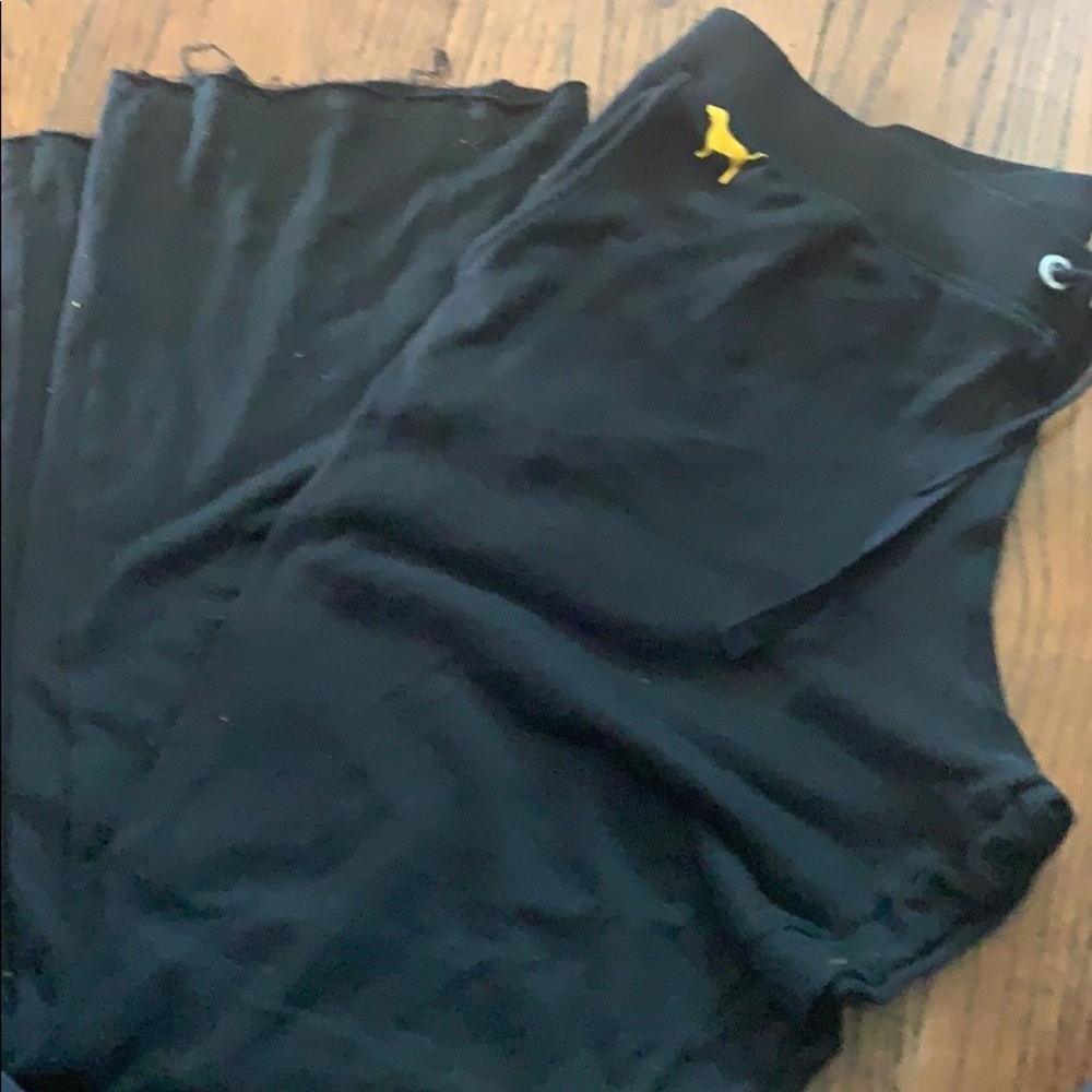 Pink army sweat pants